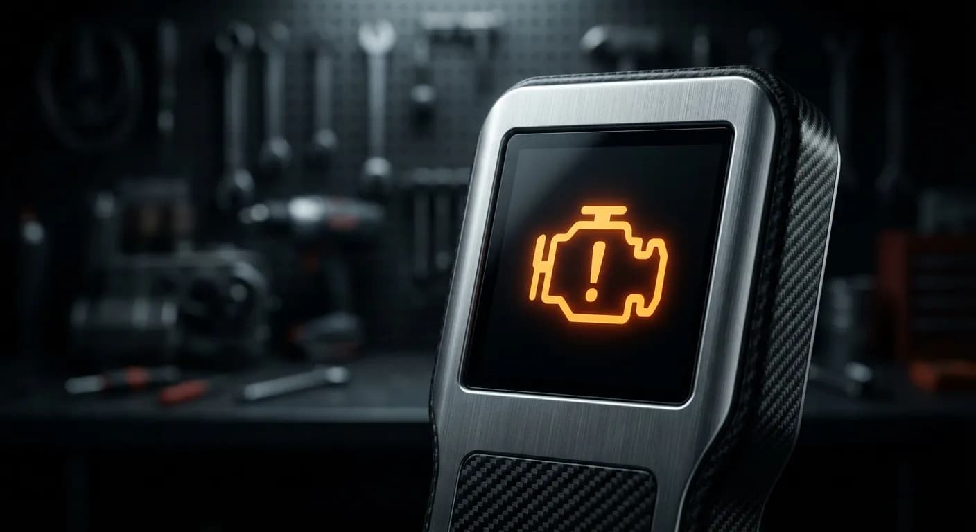 Icône de diagnostic automobile pour code défaut P1434.