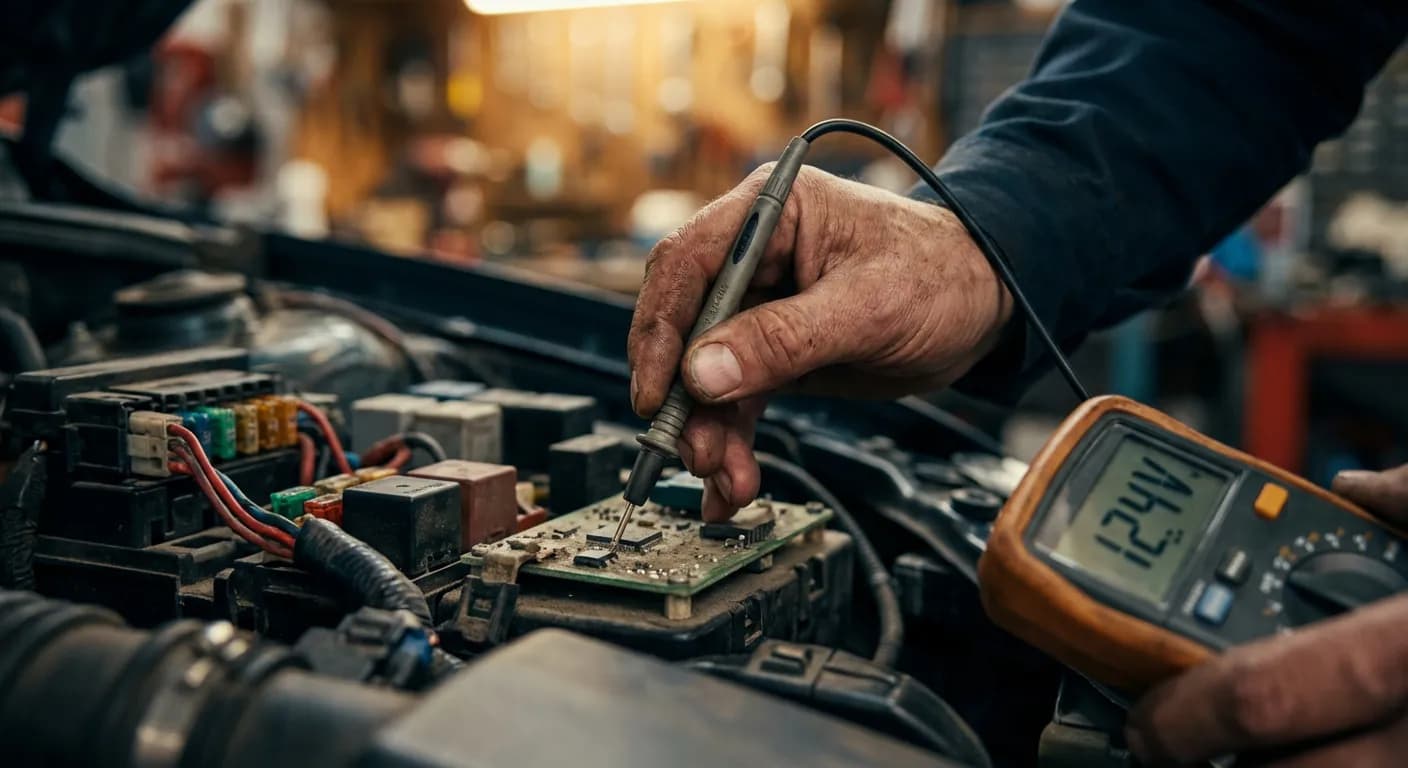 Diagnostic technique d'un boîtier UPC à l'aide d'un multimètre professionnel