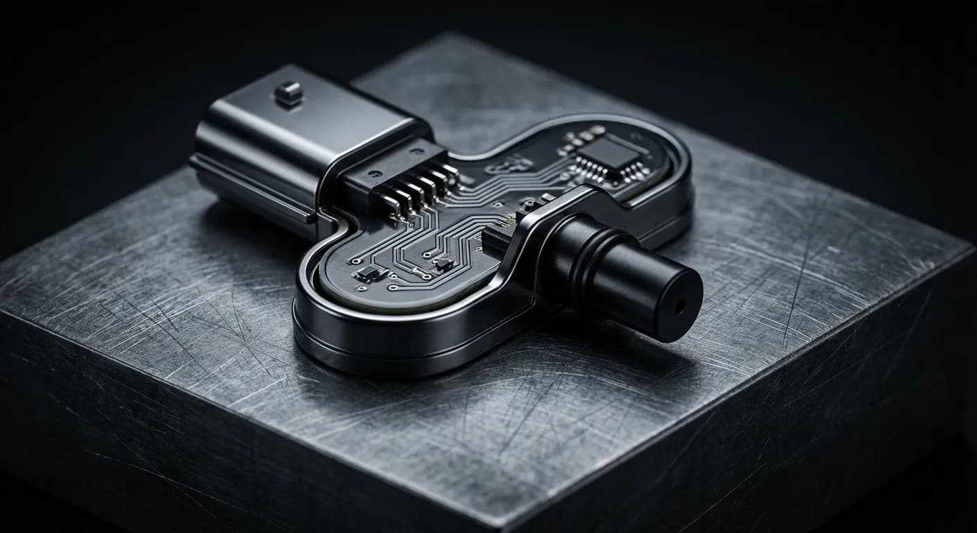 Gros plan sur un capteur de vitesse électronique pour Twingo 1